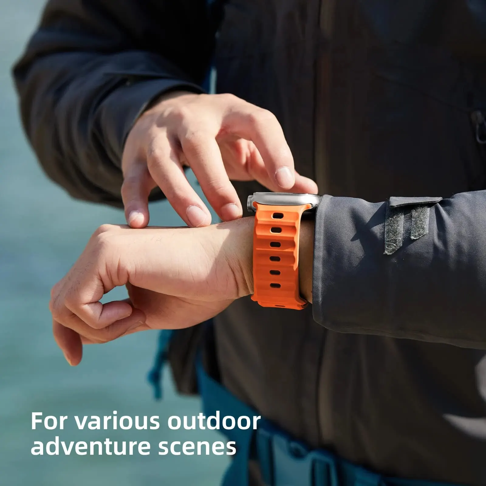 Eraysun Silicone Watch Strap Quick Release Sport Soft Rubber Band Custom Luxury Ultra 2 i Watch For Appl Watch Band Accessories