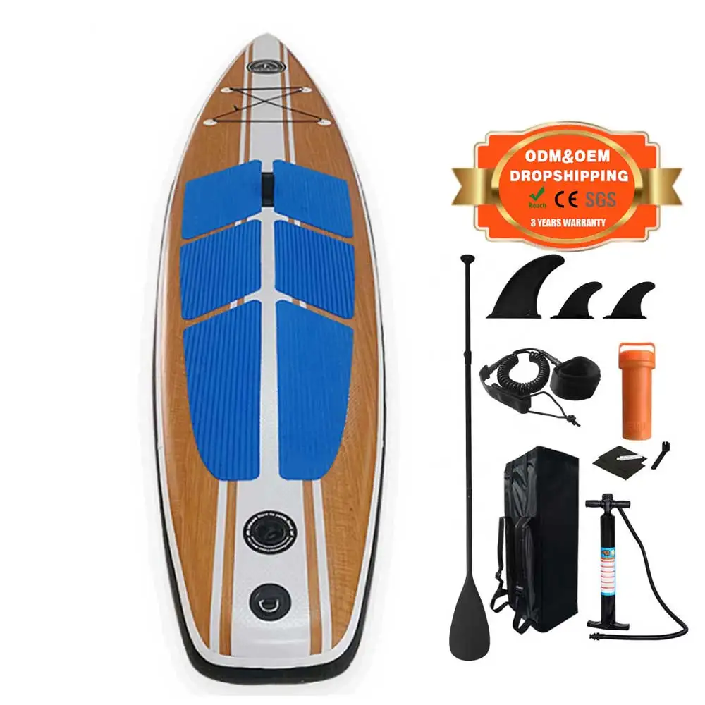 wholesale popular Design sup inflatable paddle board standup surfboard water play board