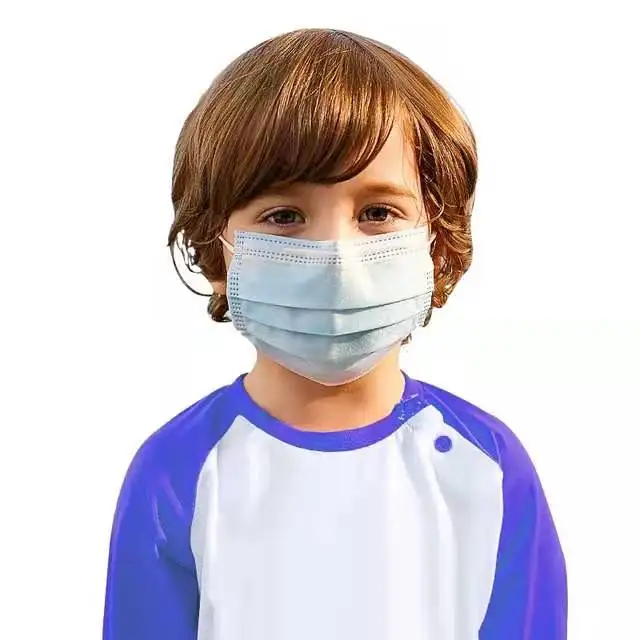 3 Layers Children Medical Colorful 3ply Disposable Non Woven Protective colorful  Face Mask