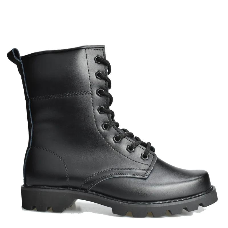 Top Quality Full Cowhide Body Tactical Leather Boots Combat Boots  Tactical Shoes