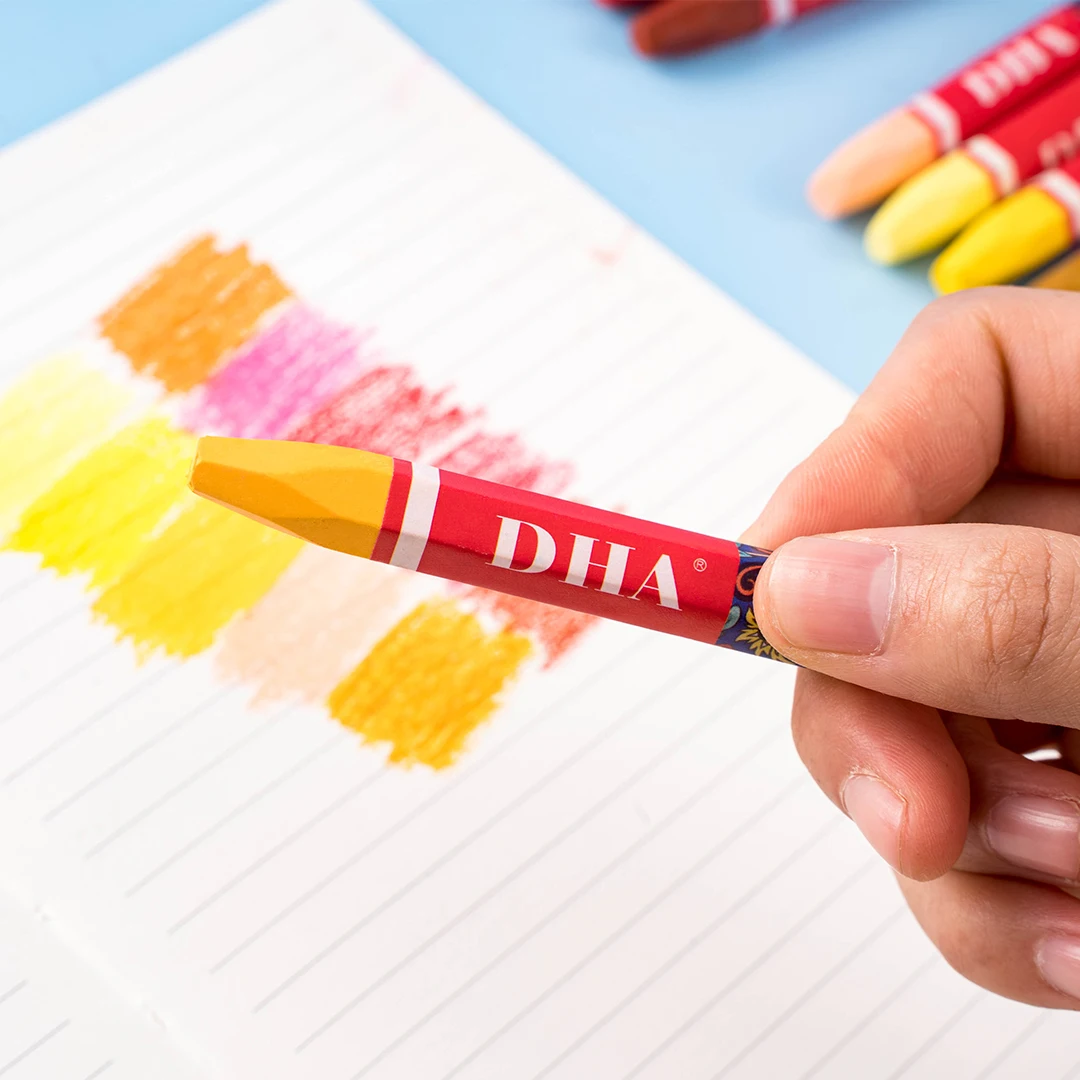 School Stationery Supplies 12 Pcs Art Soft Pastel Wax Crayon Oil Pastel Set Art Set For Coloring