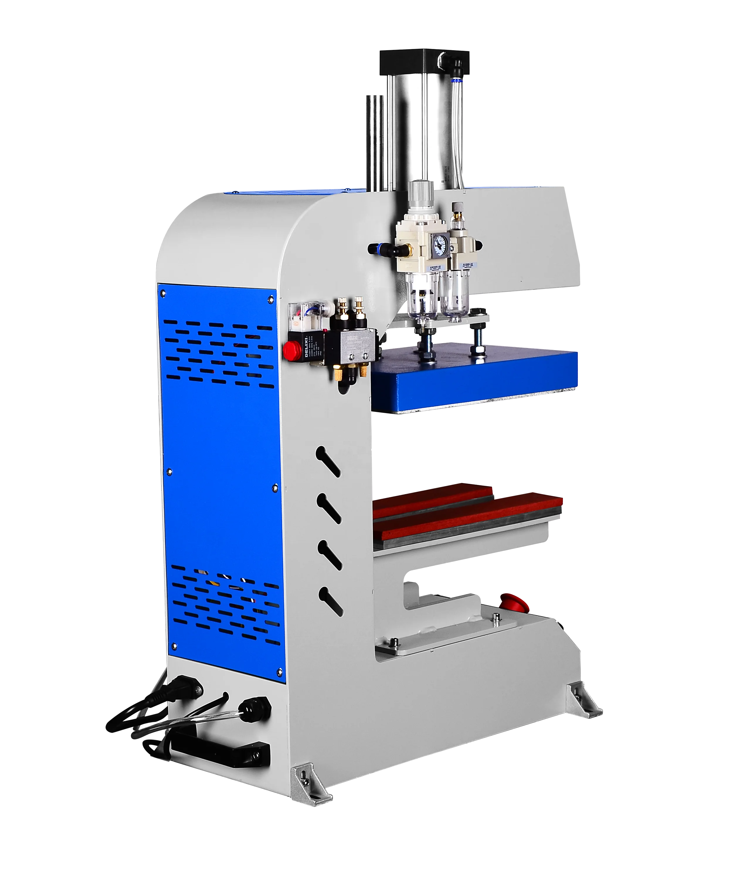 Special application underwear bone glue hot press embossing logo sole station heatpress machine for mild manufacturers