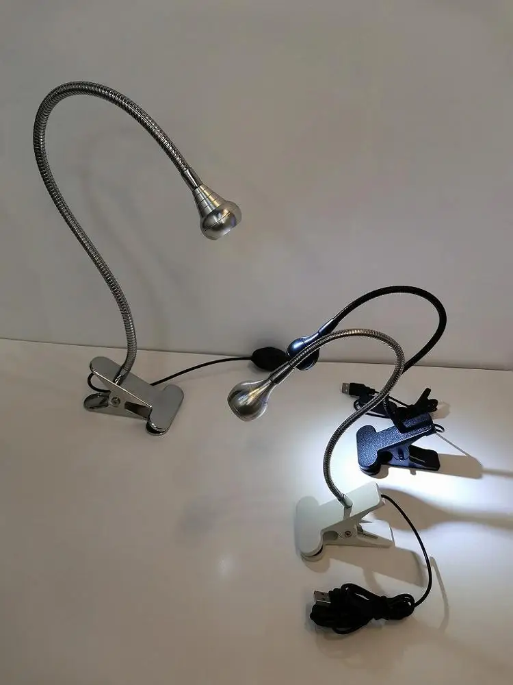 2020 Plating Gooseneck Tube LED Table Lamp/swan Tube with Goose Neck LED Light