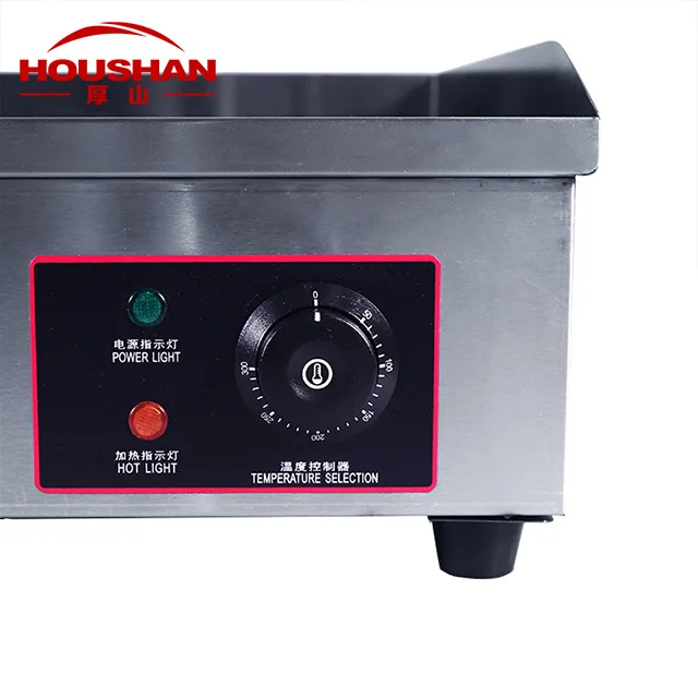  Двойное управление плоская электрическая гриль Teppanyaki для жарки