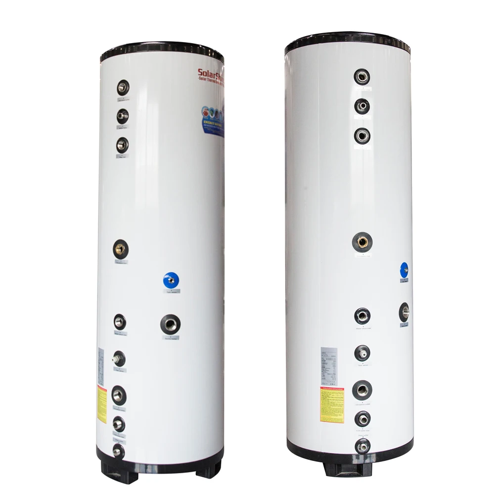 Heat pump stainless steel storage hot water tank 250 liter 300l 2000l with coil