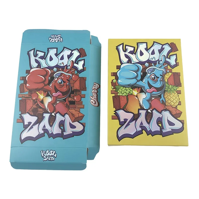 Hot Selling Cali Packs 3.5g Bag With Cereal Paper Box Biscuit Herb Candy Gummy Packaging Die Cut Mylar Bag And 3.5g Display Box