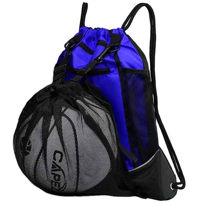 Customized Large Capacity Waterproof Sports Travel football Backpack Drawstring Bag