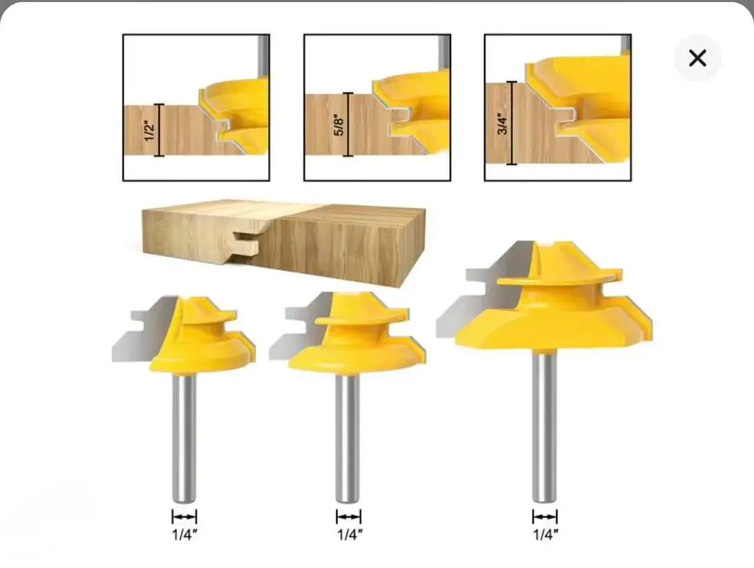 woodworking 45 degree mortise and tenon joint panel direct selling line cutter