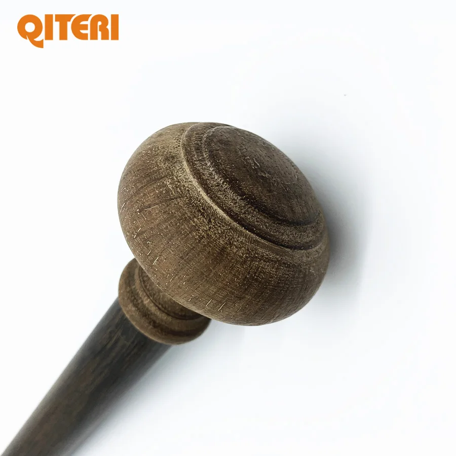 Single Rods Sets With Clips Finials Drapery Finals Window Holder Poles Curtain Rod Factory