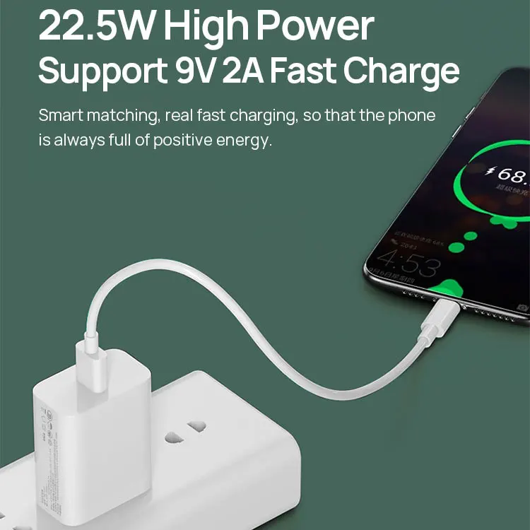 Factory Wholesale Fast Charger PD 22W 3A QC 3.0 USB Charger Quick Charge QC3.0 Wall Adapter EU / US Plug Mobile Phone Charge