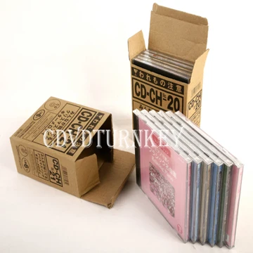 8cm/mini cds dvds replication in jewel case packaging with color insert