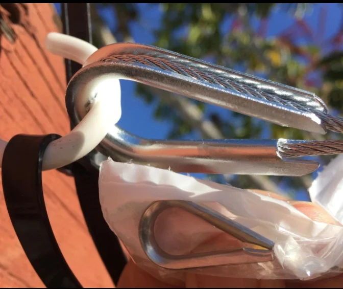 Stainless Steel Thimble Simple Outdoor Metal Stainless Steel Metal Wire Rope Thimbles