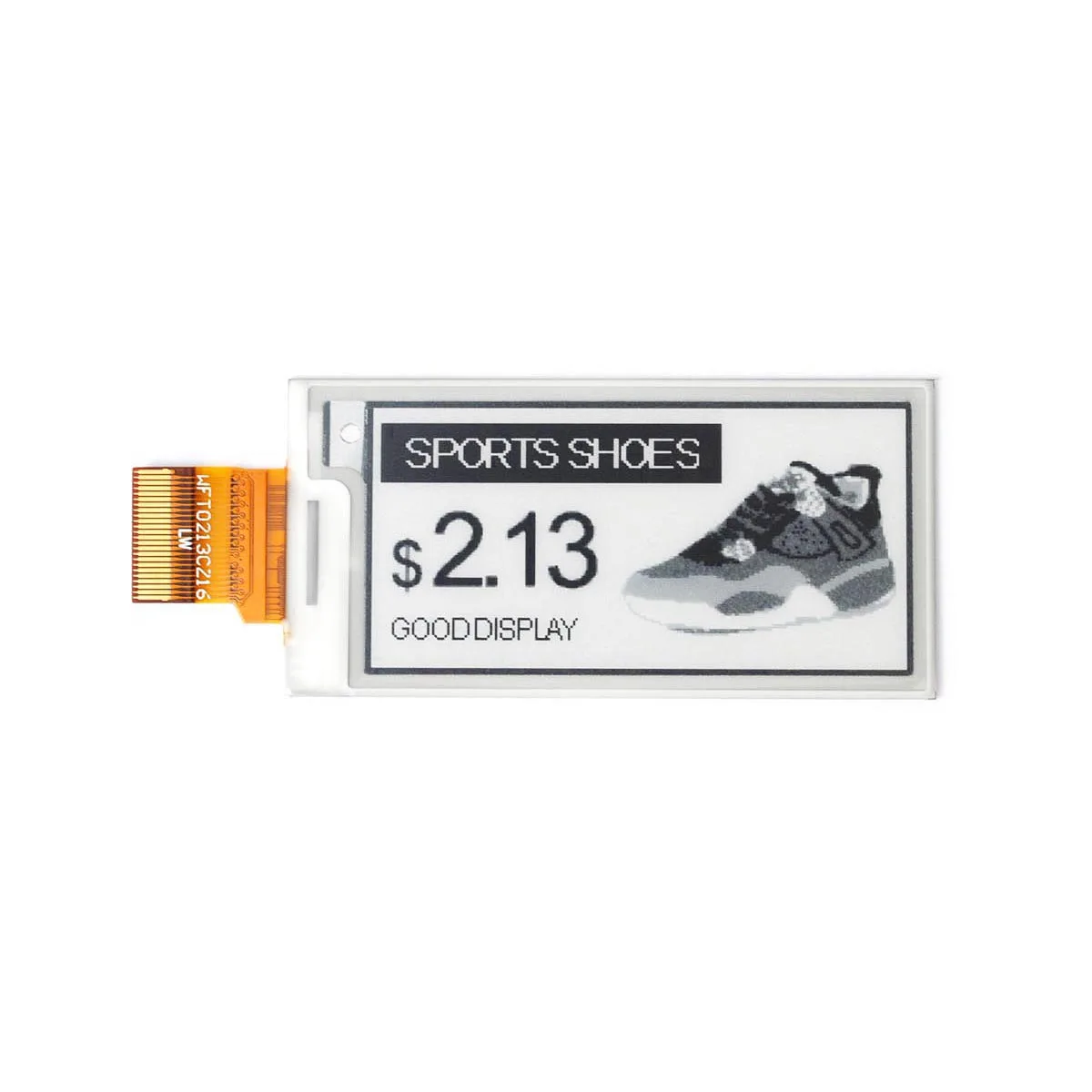 Electronic ESL tag SPI E Ink screen 2.13 Inch E-Paper Display Partial Refresh, GDEW0213T5D