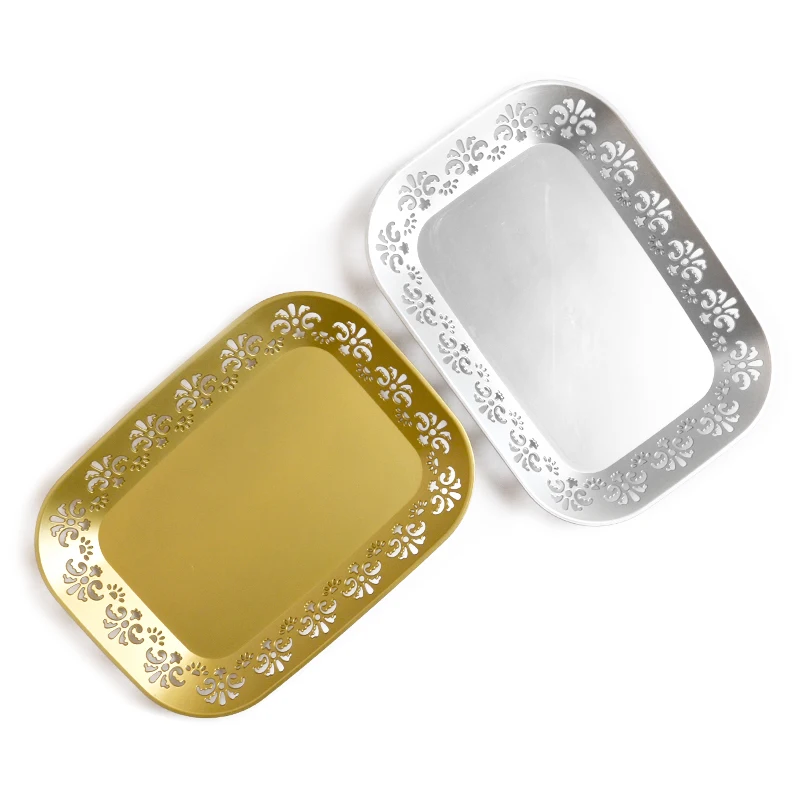 Прямоугольный фруктовый винтажный поднос, индивидуальный дизайн, поднос для ванной комнаты