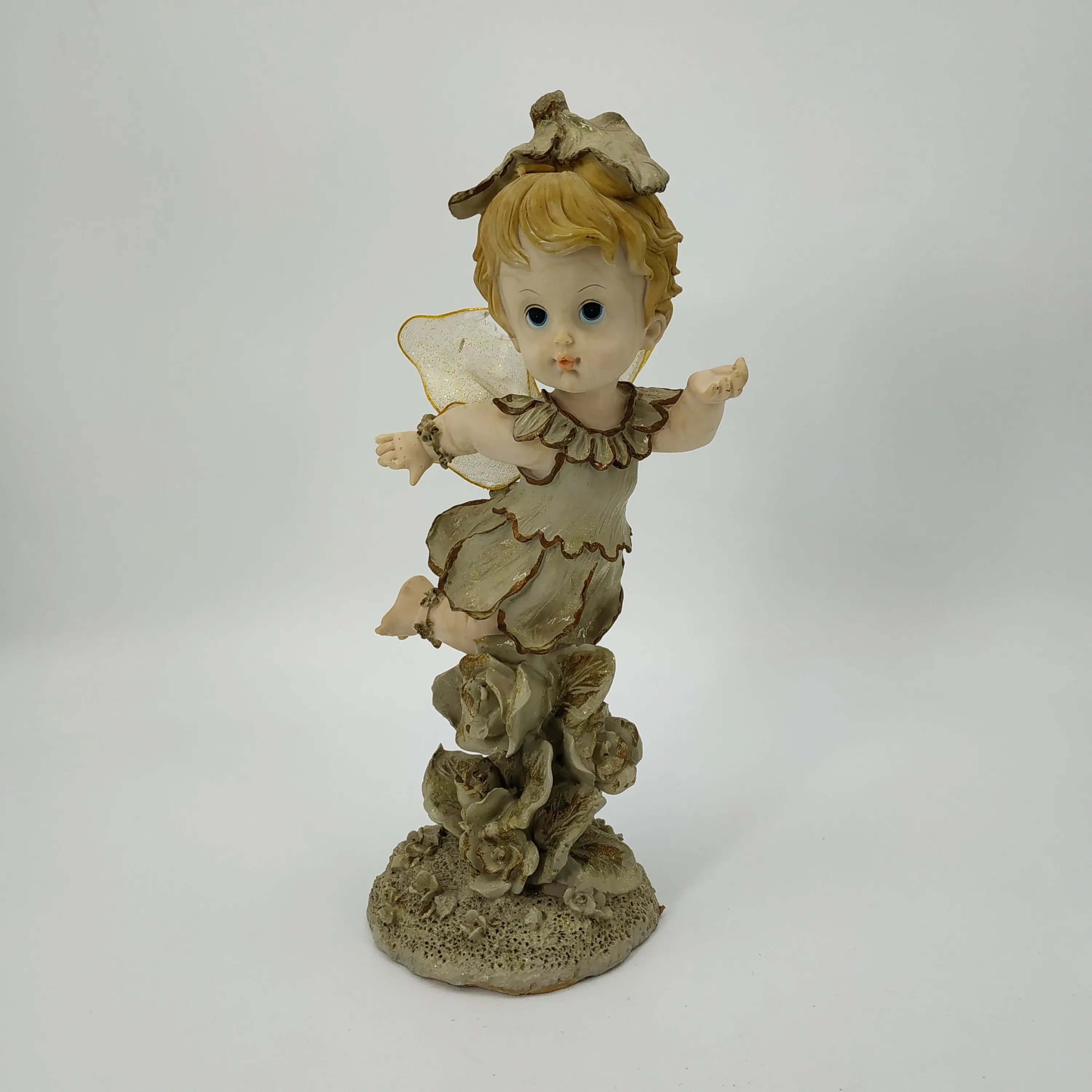 Customized Resin Crafts Fairy Figure 1/72 Polyresin for Home Decoration Dolls Europe SCULPTURE Folk Art 43*29*34 Cm * 6*6*10 Cm