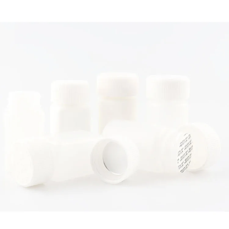 HDPE Plastic 60ml Pill Bottles Pharmaceutical Capsule Packaging Bottle With CR Screw Lid