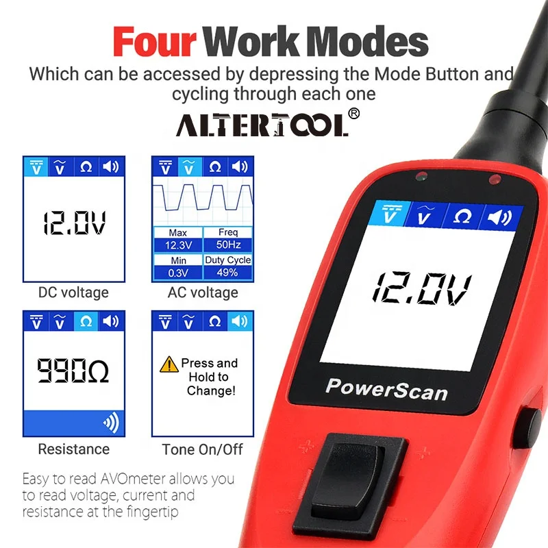 High Quality Automotive Diagnosis Tool Circuit Tester Power Scan Electrical System Diagnosis Tool Leads Car Repair Tools