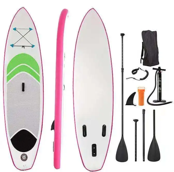 
Hadley 2021 custom LOGO inflatable stand up paddle board pulp board with pump for surfing 