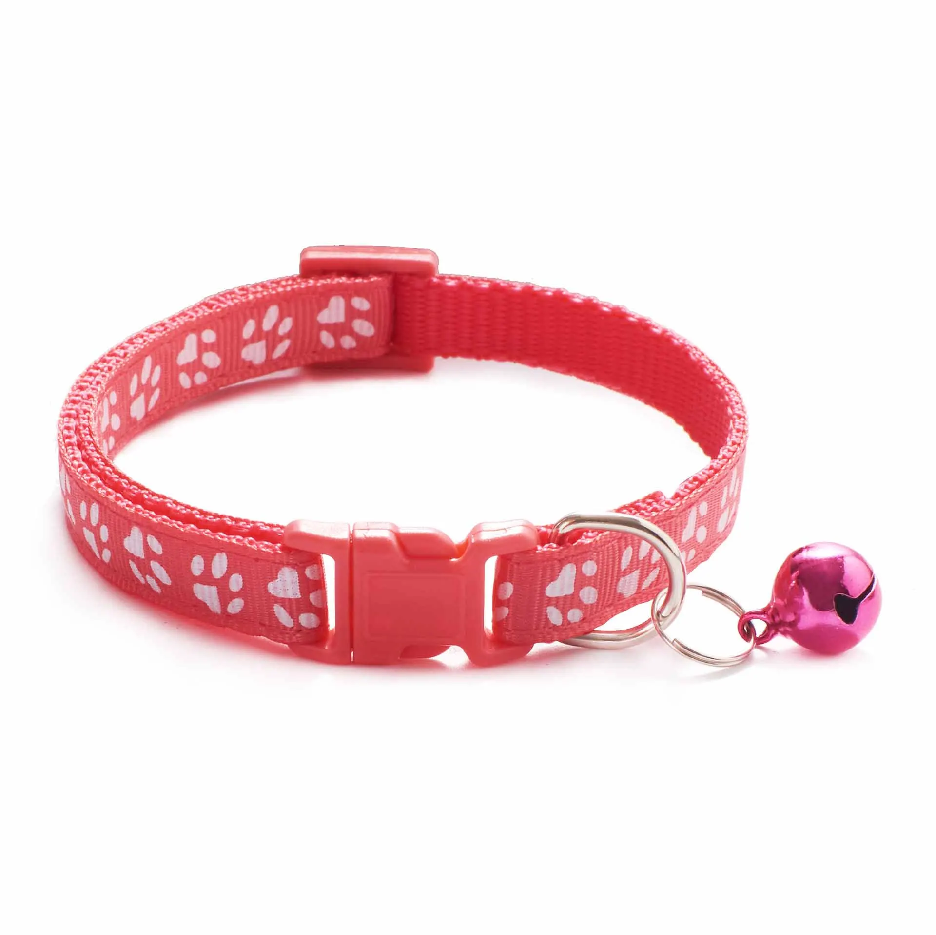 Wholesale Cat Collars Breakaway Buckle Puppy Nylon Adjustable Personalized Cat Collar With Bell
