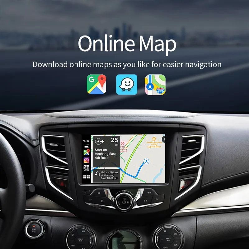  Беспроводной Автомобильный плеер на Android Основная функция: Apple carplay (беспроводной) авто (с проводом) зеркальная поверхность экрана ссылку