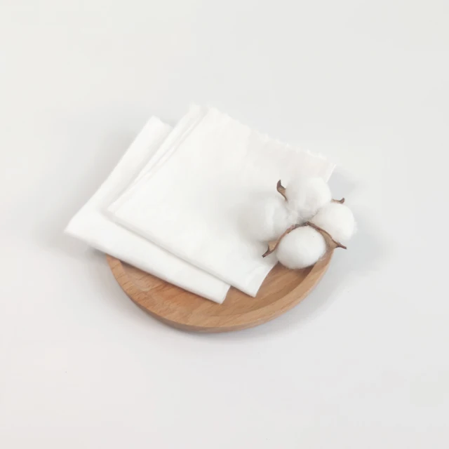 Wholesale organic disposable white bamboo women baby handtuch baumwolle face facial towel set