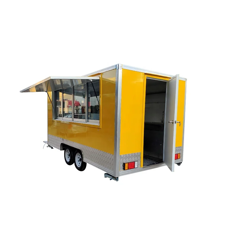 
China manufacturer food trailer/snack fast food cart hot dog fast food trailer/catering trailer 