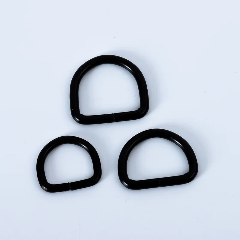 Factory Wholesale High Quality D Ring Snap Ring Buckle For  Handbags Bags Accessories D Buckle