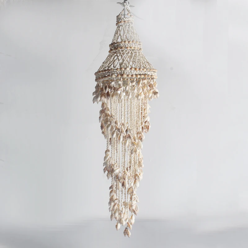 sea snail hang light decoration  shell conch pendant lamp  vintage lamp