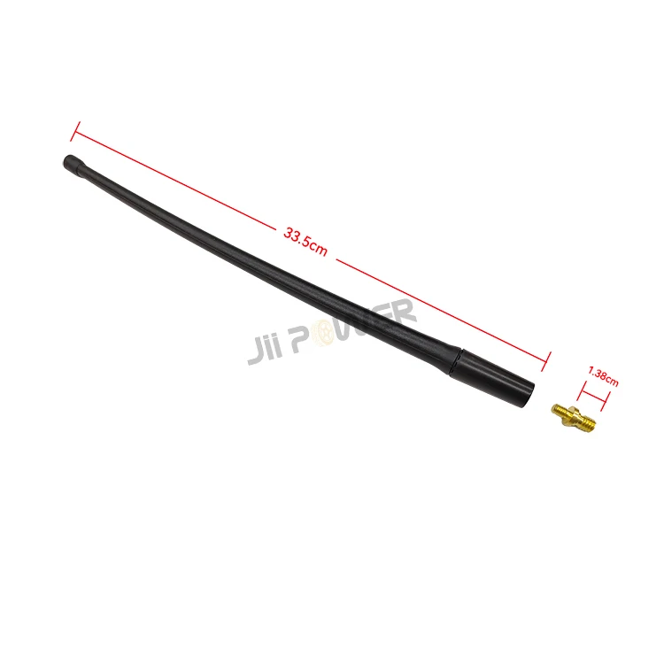 33.5cm Car Rubber Stiff Antenna Cooper Inside for Jeep Wrangler JK JL Gladiator