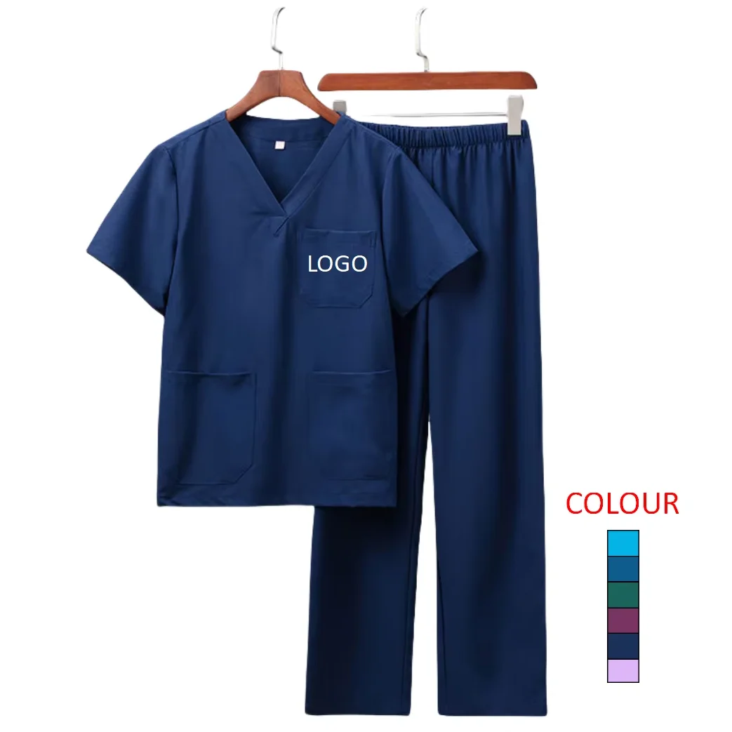 Wholesale High Quality New Style Nurse Uniform Custom Logo nursing clothes Scrubs Uniforms Sets Nursing Uniforms