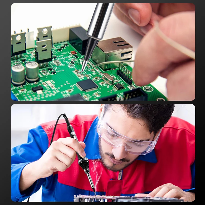 60W 220V/110V Professional Soldering Station Set 200~450 Temperature Control Soldering Iron Set