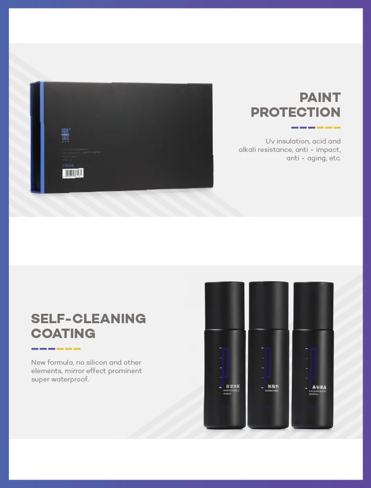 P888 SRB Diamond Plating crystal 10H long lasting car paint ceramic coating