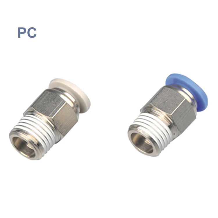  Быстроразъемная латунная резьба G NPT R PC8-01 02 прямая высококачественный пневматический трубчатый фиттинг с одним
