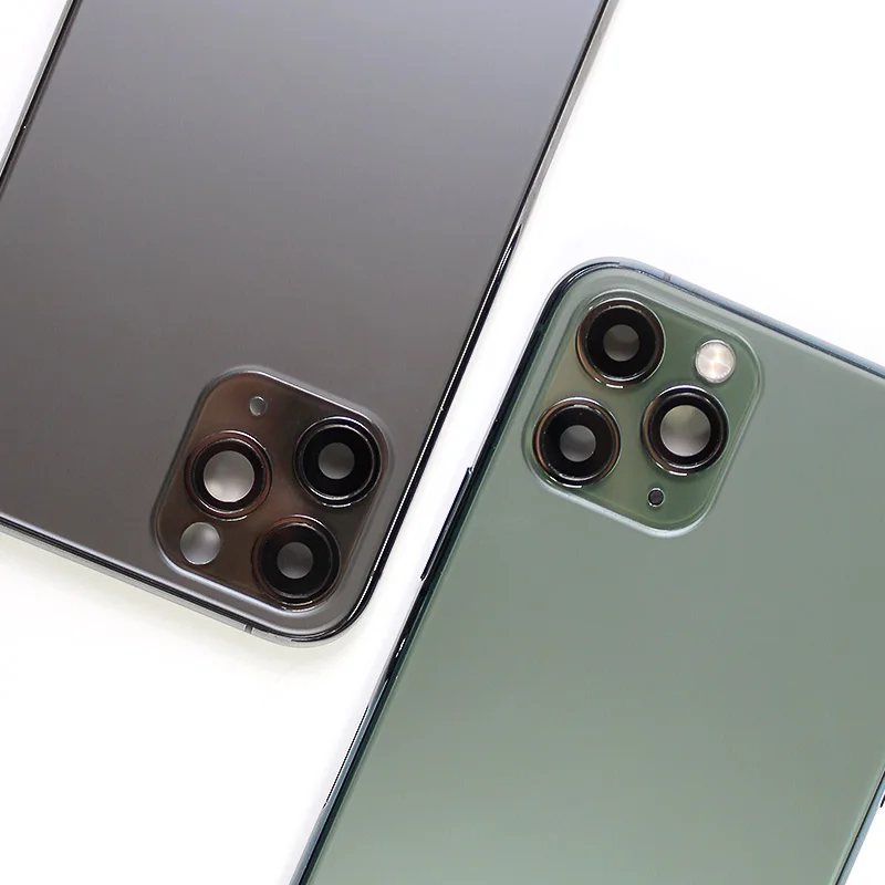 Задний корпус для iPhone 11 11Pro Max стеклянный полная крышка аккумулятора с мелкими