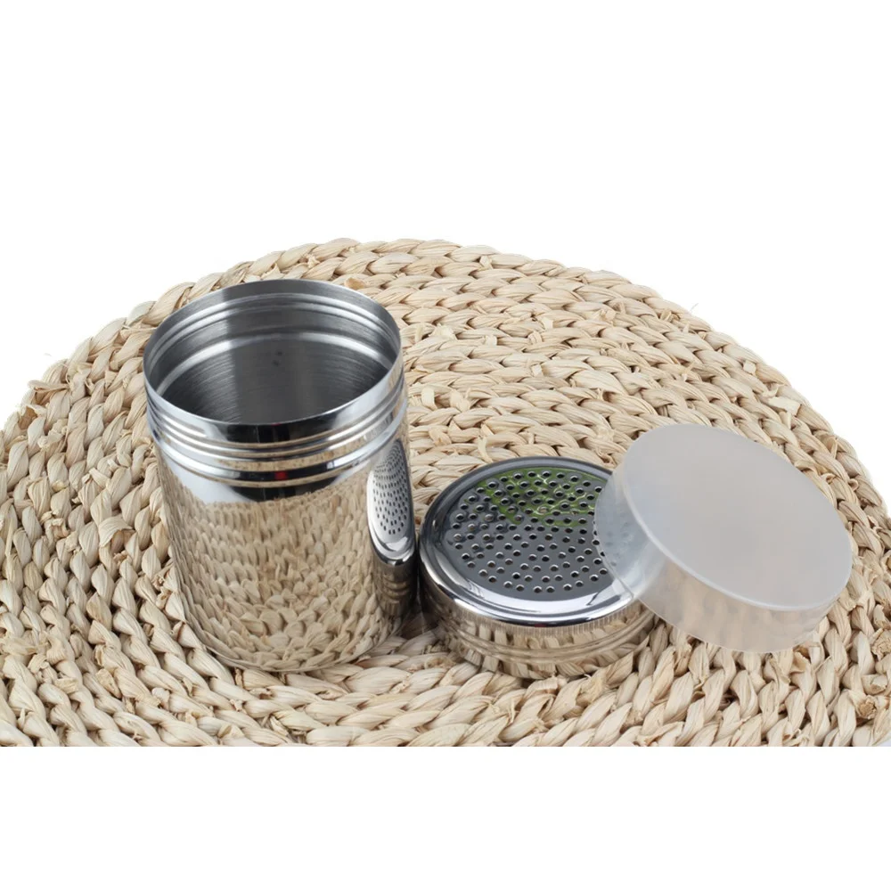 Chocolate Shaker Duster Salt &Pepper Shaker , Sugar Cocoa Flour Coffee Latte Cappuccino Mesh Sifter