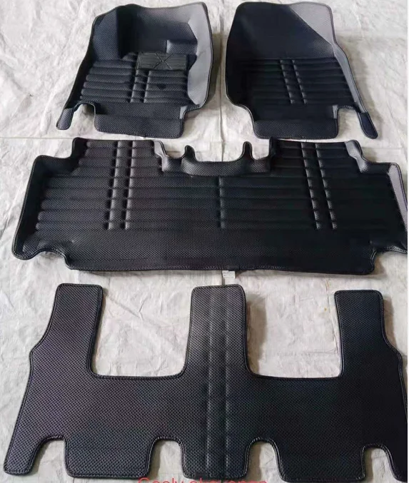 8MM Hot press all weather PVC car floor carpet 5d car floor mat XPE car floor carpet For Geely Okavango 2020