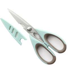 High Quality Household Kitchen Scissors Strong Stainless Steel Kitchen Scissors With Cover