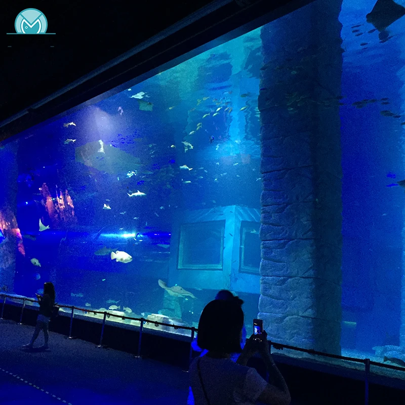 Cheap price wholesale clear round acrylic fish tanks 300 gallon large aquarium