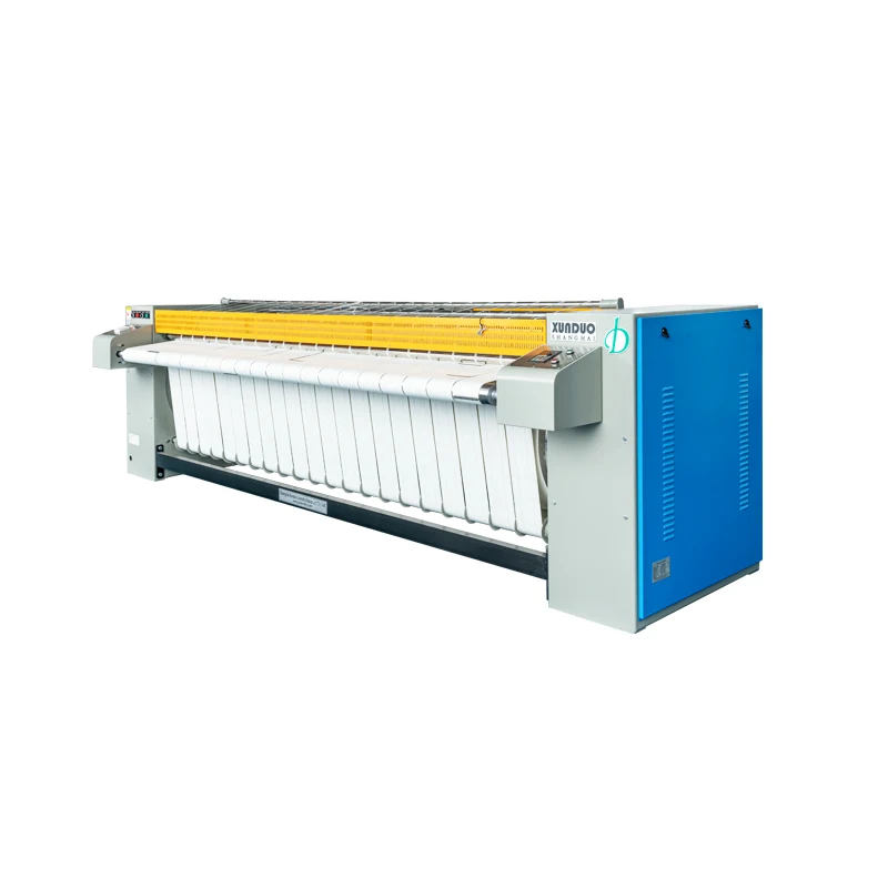 Shanghai Xunduo 3 Rollers 3300mm Hotel Textile Laundry Steam Flat Ironer Machine for Sale