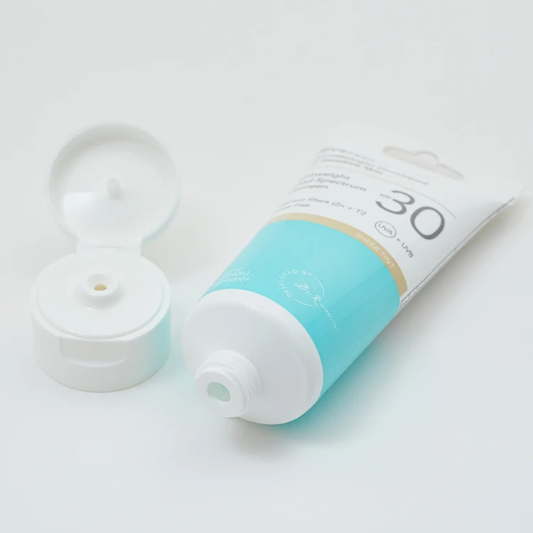 skincare special sealed end plastic tube 100ml 150ml lotion tube body cream tube packaging for cosmetic