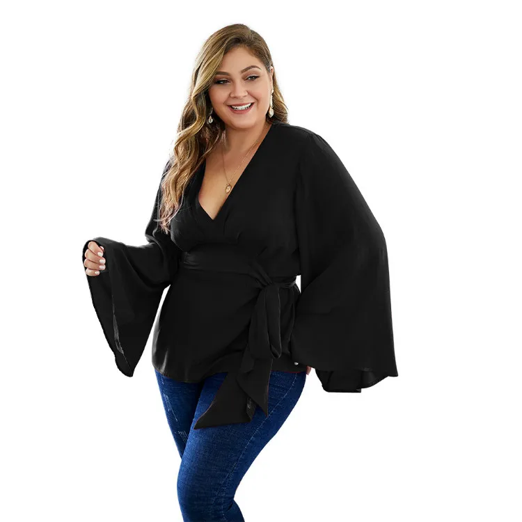 
2020 Sexy Women Shirt Women White Black Red Blouses Long Sleeve Blouses Shirt Plus Size Women Clothing For Low Price 