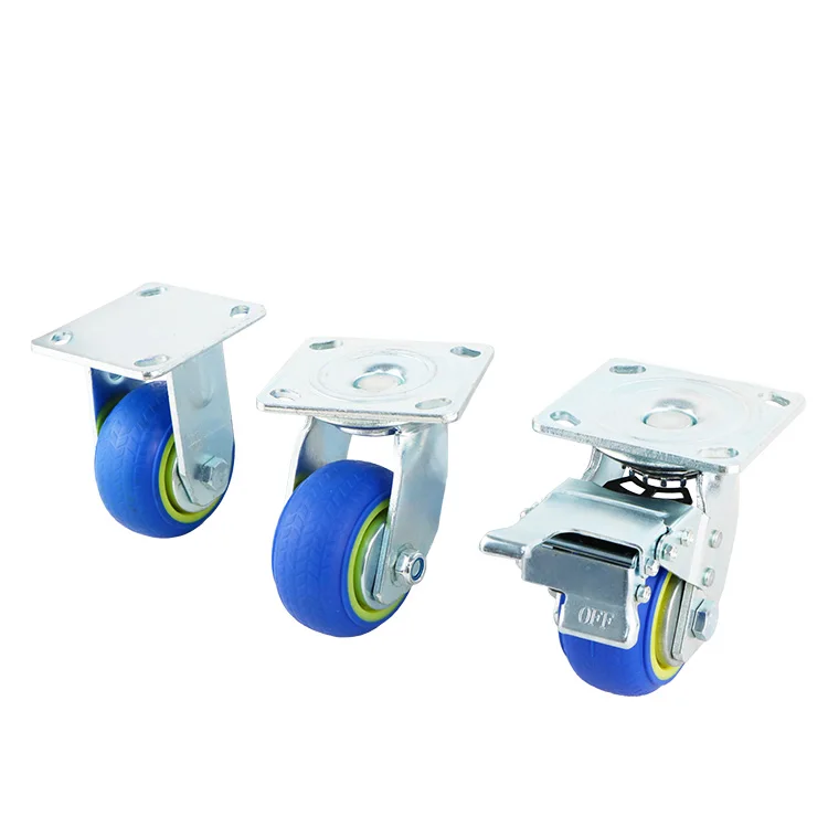 WINSTAR 6 inch TPR casters heavy duty swivel caster wheels with brake