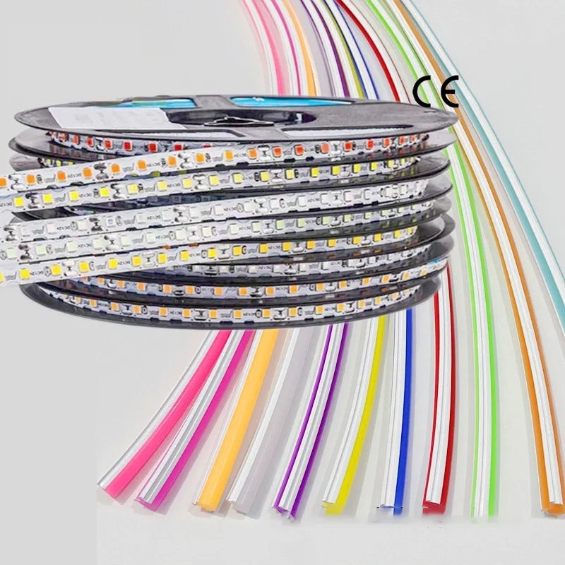 separated silicone neon flex strip without LED IP67 neon strip
