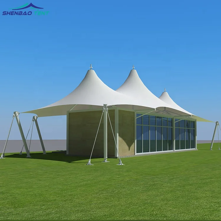 Waterproof beautiful luxury camping outdoor hotel house tent for resort