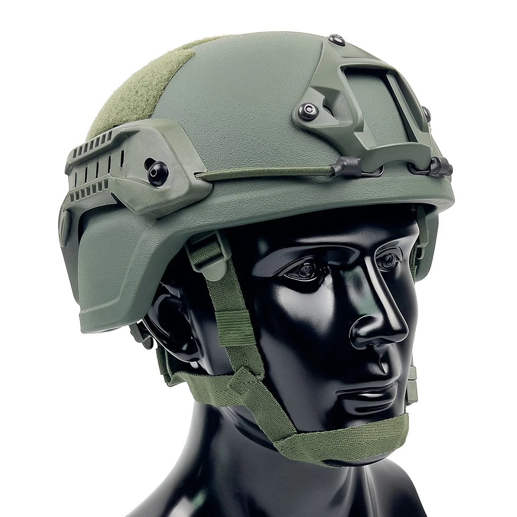 Wholesale IIIA MICH 2000 Helmet Olive Green / Black / Coyote Brown Tactical MICH Helmet Made of UHMWPE or Aramid