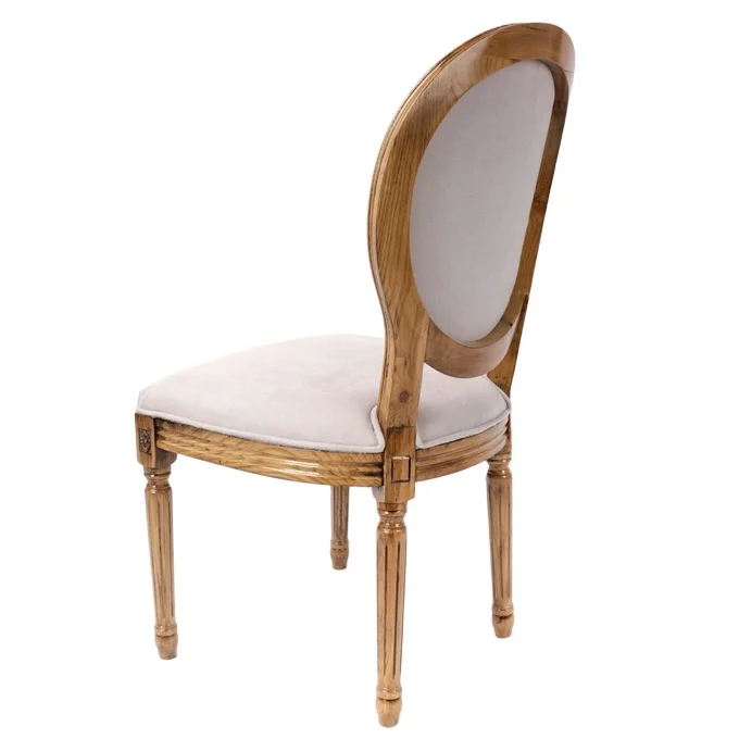 Antique Louis chair/Vintage round back dining chair