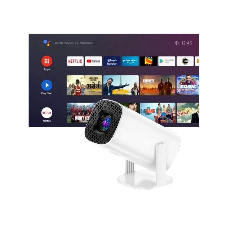 Best Selling Salange Android 11 Smart Portable Projector LCD Mini 150 ANSI Lumens 2K 4K Table Projectors