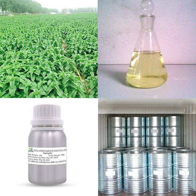Manufacturer Supply Mentha Piperita Oil - 100% Pure Organic Certified Mentha Piperita China Edible Essential Oil