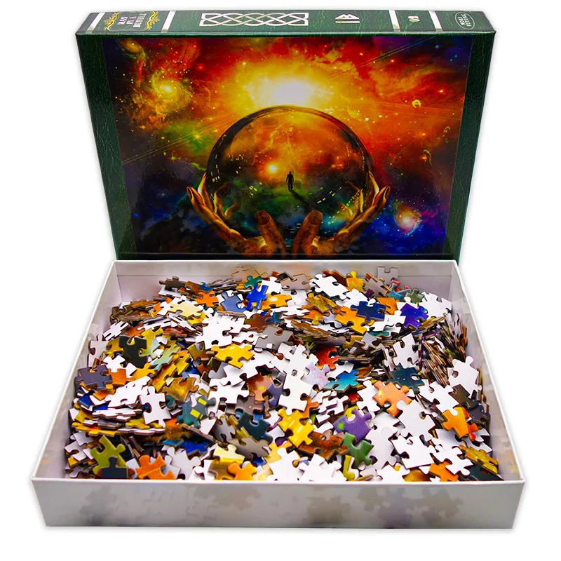 Free Sample Custom Animal Jigsaw Puzzle Wholesale Round Jigsaw Puzzle Manufacturer