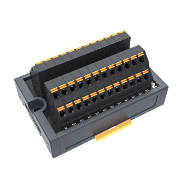 T856 SiRON manufacture Common side Terminal Block  Breakout Board 24 pin terminal block